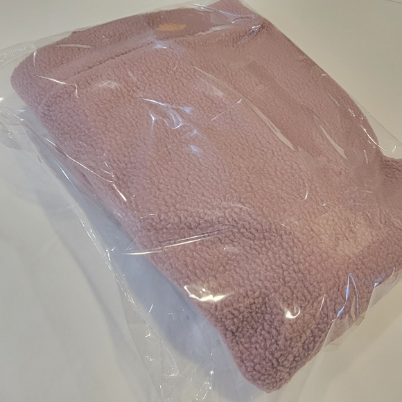 Koolaburra by UGG Sueded Jersey Sherpa 1/4 Zip Pullover Lavender Size Small - Picture 7 of 7